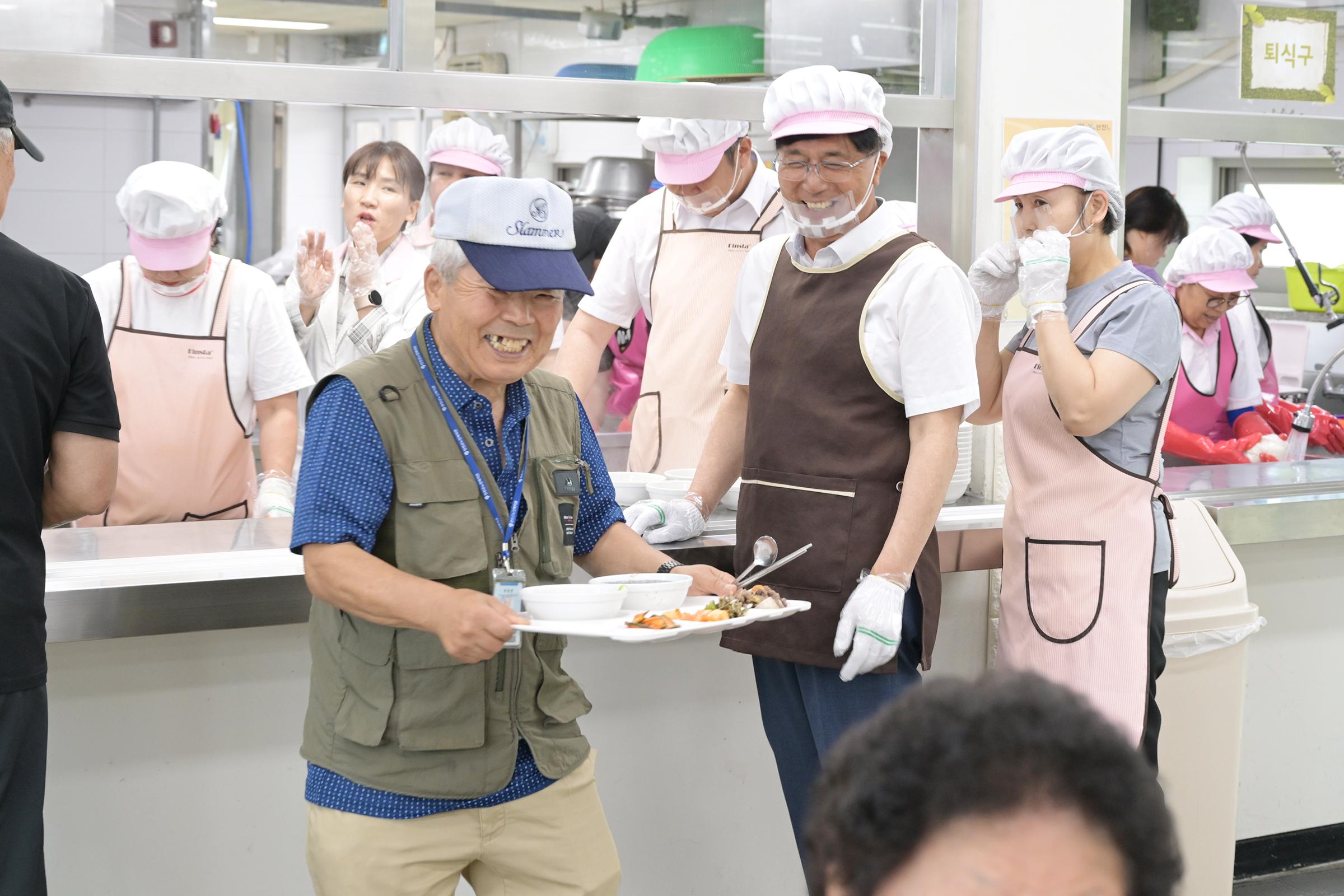 노인복지관 배식봉사