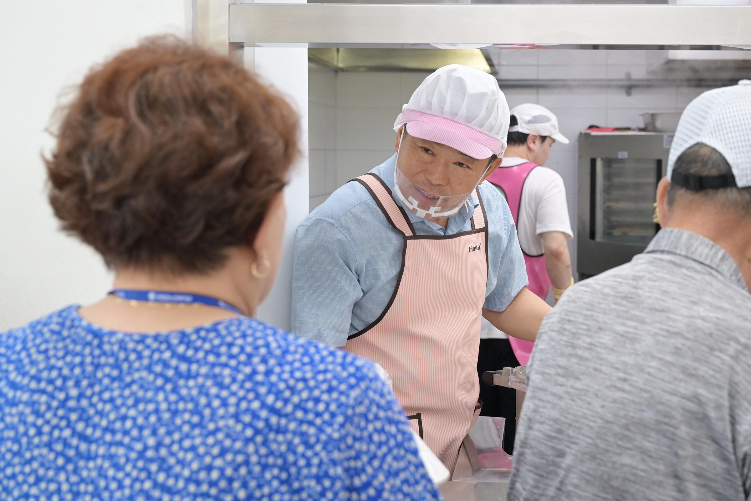 노인복지관 배식봉사