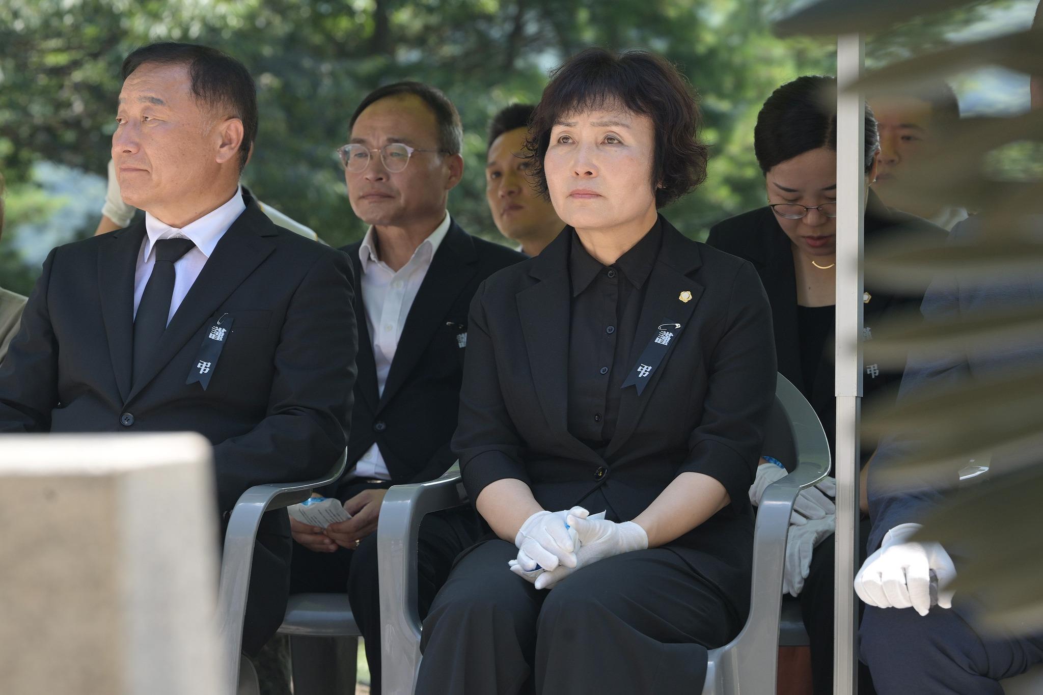 96년 수해 순직장병 추모제
