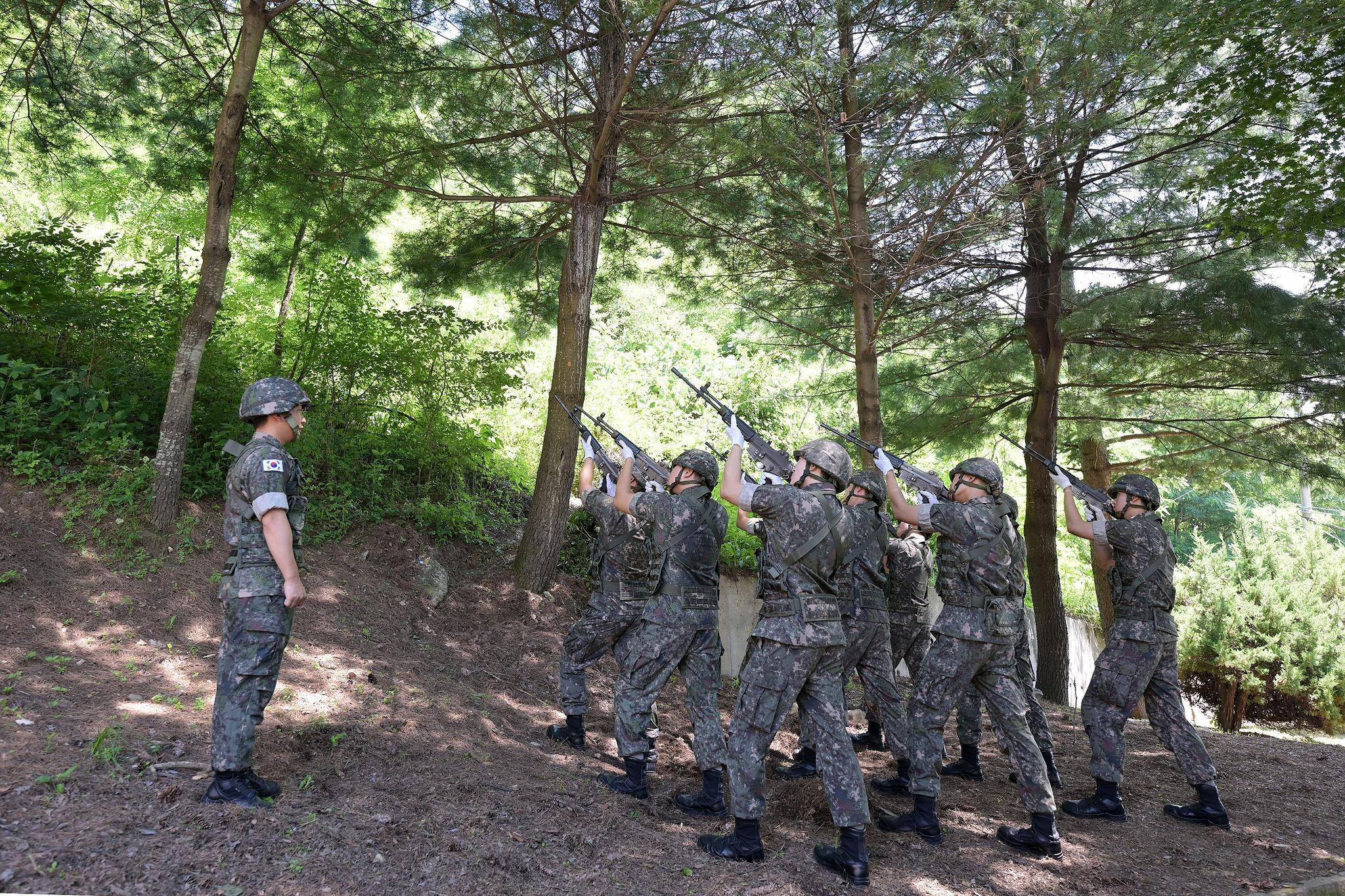 96년 수해 순직장병 추모제